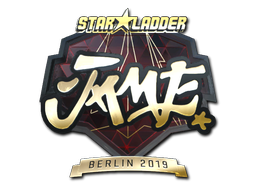 Sticker | Jame (Goud) | Berlin 2019