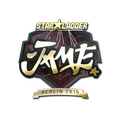 Sticker | Jame (Gold) | Berlin 2019 image 120x120
