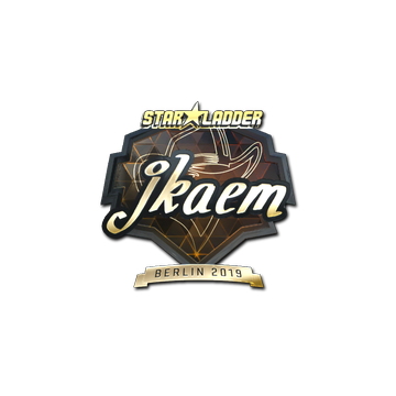 Sticker | jkaem (Gold) | Berlin 2019 image 360x360