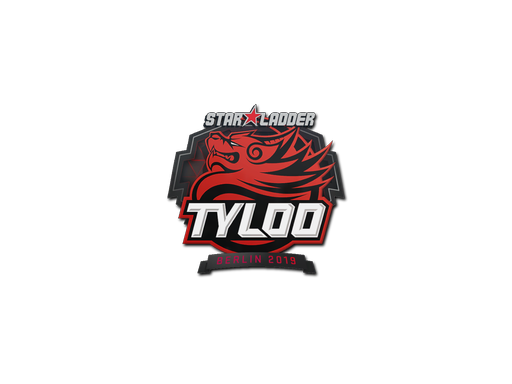 Sticker tyloo. TYLOO наклейка. TYLOO (металлическая). TYLOO голографическая. Наклейка Furia голографическая.