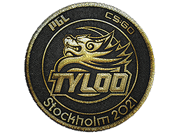 Aufnäher | Tyloo (Gold) | Stockholm 2021