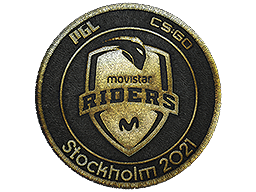 Écusson | Movistar Riders (or) | Stockholm 2021