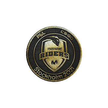 Patch | Movistar Riders (Gold) | Stockholm 2021 image 360x360