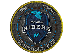 Нашивка | Movistar Riders | Стокгольм 2021