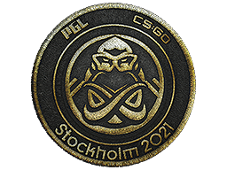 Emblema | ENCE (Dourado) | Estocolmo 2021