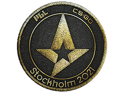 Écusson | Astralis (or) | Stockholm 2021