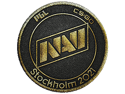 แพตช์ปัก | Natus Vincere (ทอง) | Stockholm 2021