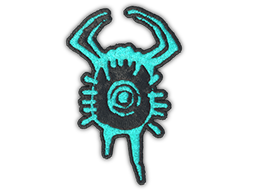 Ecuson brodat | Headcrab Glyph