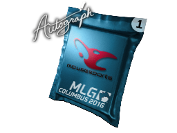 Autogrammkapsel | mousesports | MLG Columbus 2016