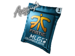 Pojemnik z autografem | Fnatic | MLG Columbus 2016