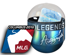 Cápsula de Autógrafos | Lendas (Brilhante) | MLG Columbus 2016