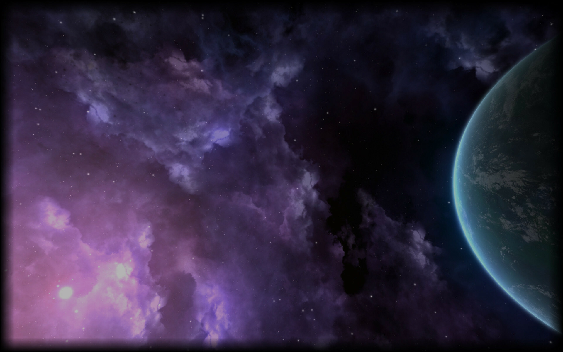 Backgrounds.Gallery | Background - Avorion Uncommon - Purple Earth