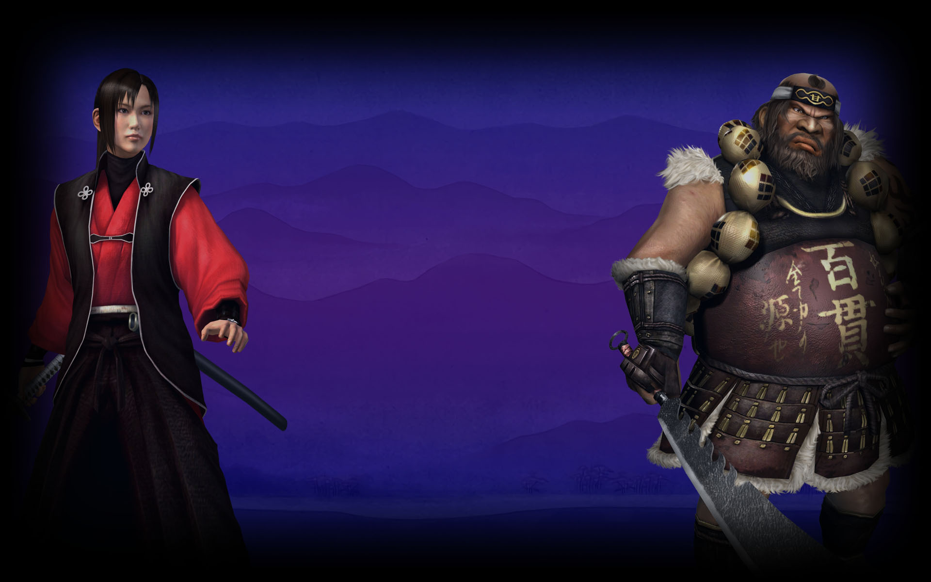 Фон профиля стим Самурай. Samurai Steam profile.