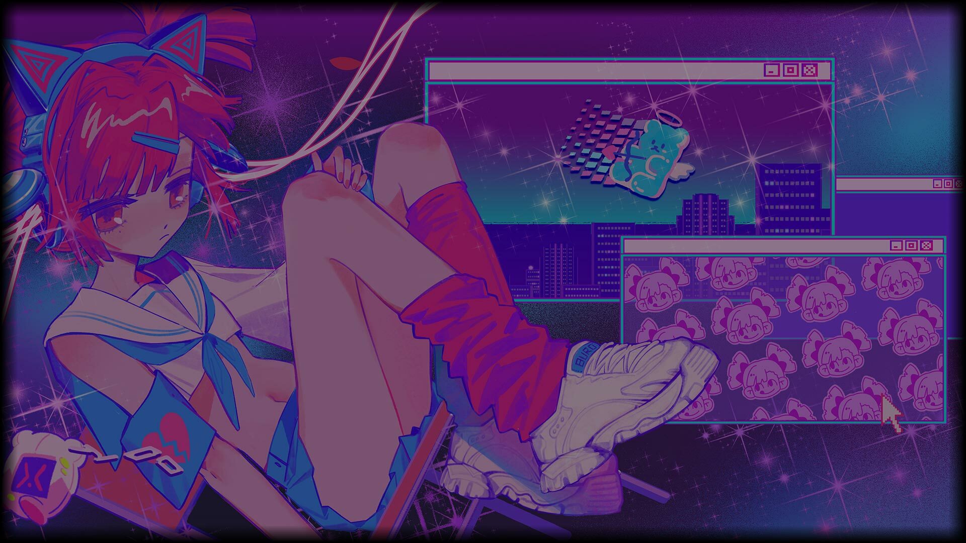 Backgrounds.Gallery | Фон - Muse Dash - Under The Neon Lights