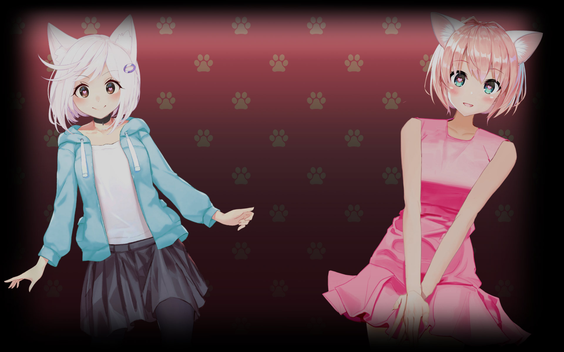 Mosaique neko waifus 4 фон стим фото 20