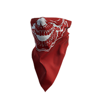 Bandana Skull Red