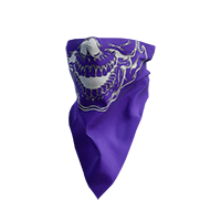 Bandana Skull Violet