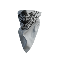 Bandana Skull White