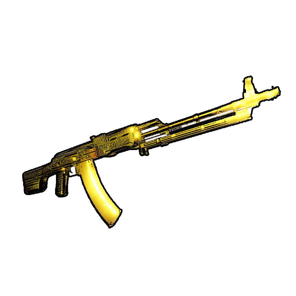 Gold Machinegun