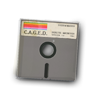 C.A.G.E.D. MAC System Software Diskette