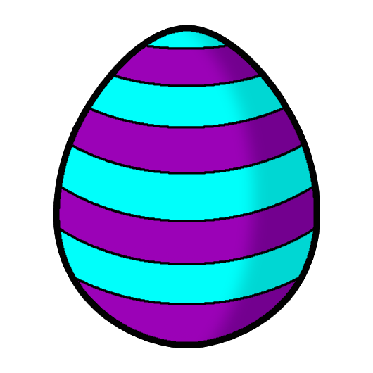 Aqua Royal Stripe Eggz