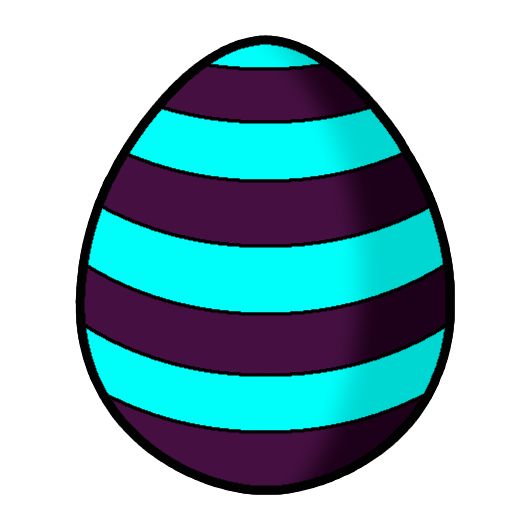 Aqua Pruni Stripe Eggz