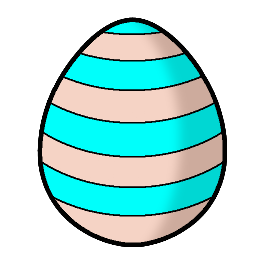 Aqua Ceres Stripe Eggz