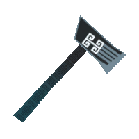 Marked Fire Axe