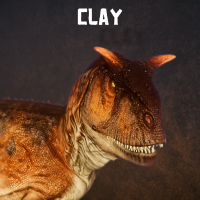 Carnotaurus Clay