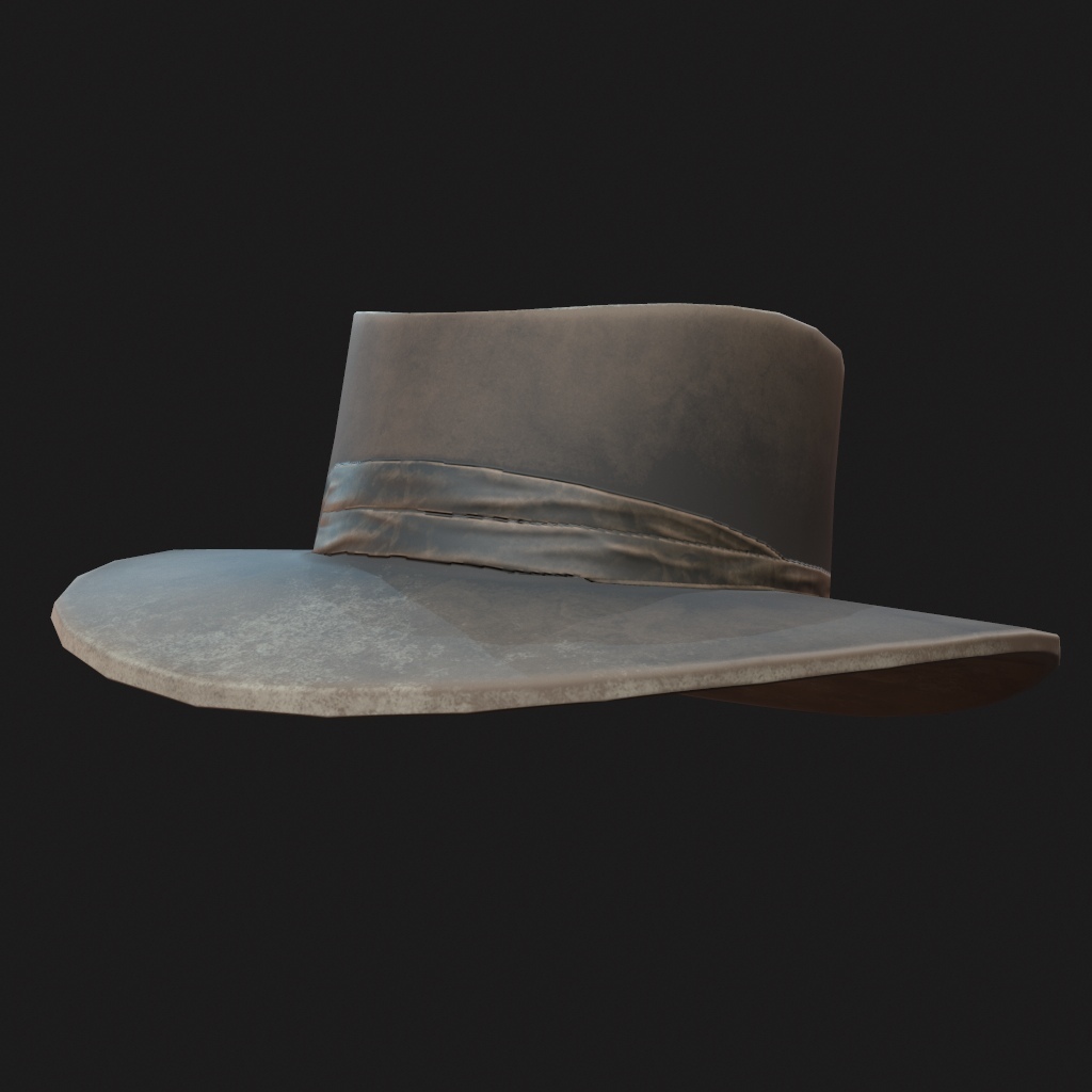 Leather hat