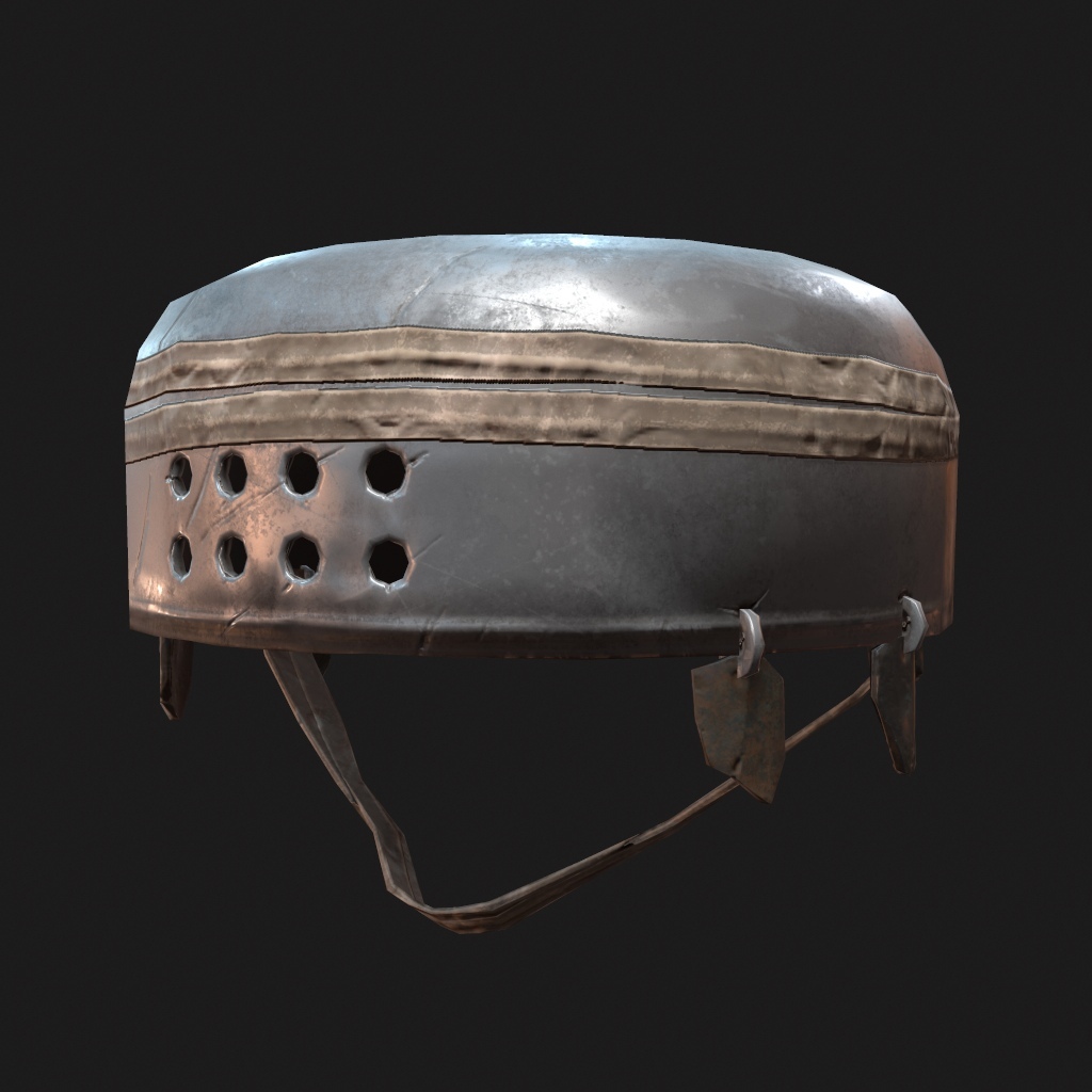 Self-made garbage helmet