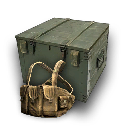 Box with airborne forces equipment