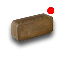 Metallic case of 5.45х39 with trace bullet (red)