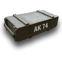 Army crate for 1974's series of AK