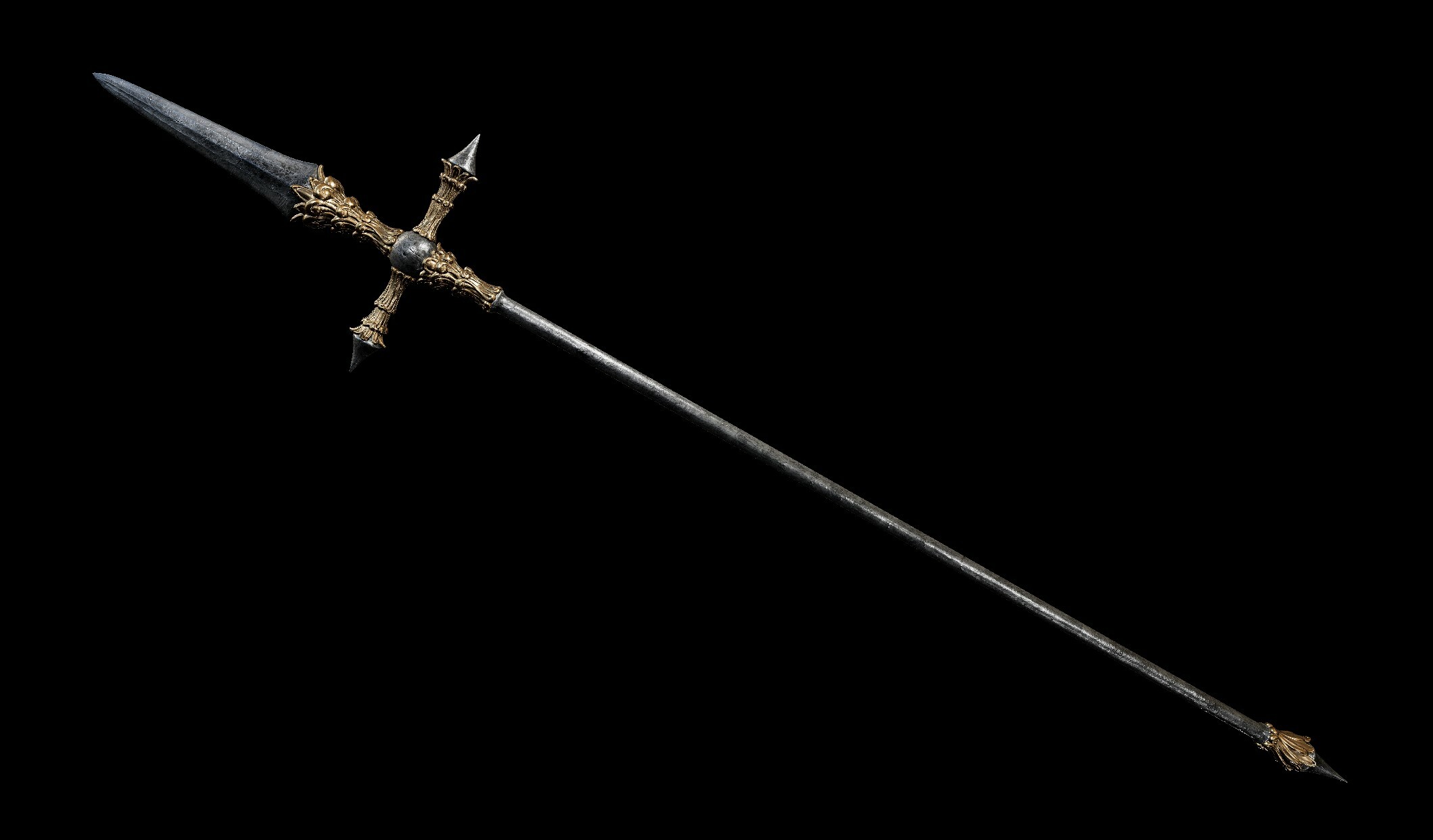 Golden Long Spear Weapon Skin