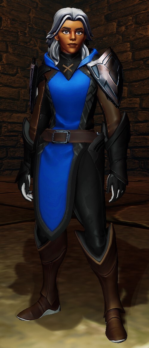 Blue Caster Armor Set