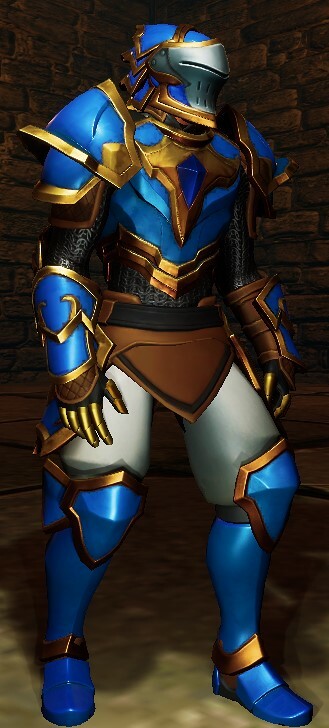 Blue Knight Armor Set