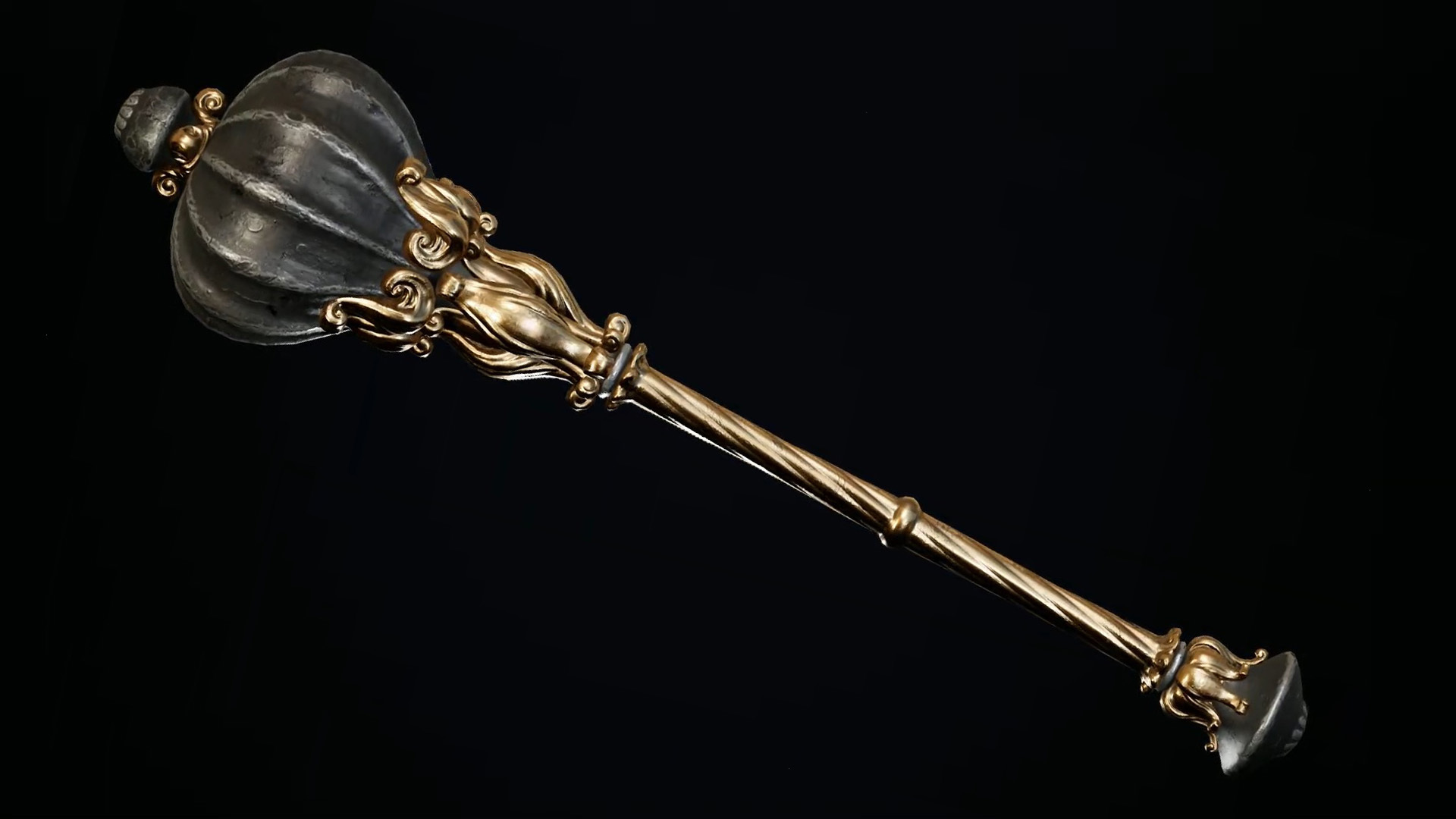 Golden Mace Weapon Skin