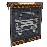 Mechanic Garage Door Garage Door rust skin