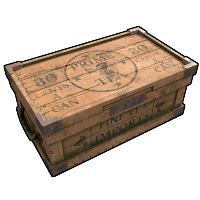 Tea Cargo Box Large Wood Box rust skin