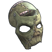 Franken-Facemask Metal Facemask rust skin