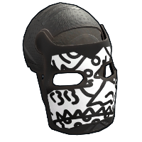 Doodle Metal Facemask