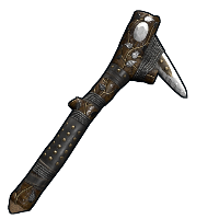 Silver Leaf Stone Pickaxe icon