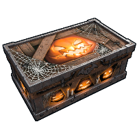 Spooky Large Box Large Wood Box rust skin