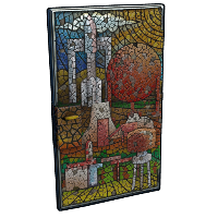 Mosaic Door Sheet Metal Door rust skin