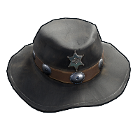 Cowboy Sheriff Hat Boonie Hat rust skin