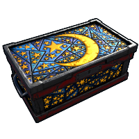Night Sky Large Box Large Wood Box rust skin