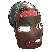 Naughty Gingerbread Facemask Rust Skins