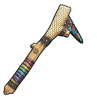 Mosaic Stone Pick Axe