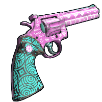 Pink Death Python Python Revolver rust skin